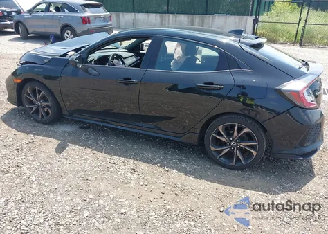 2018 Honda Civic Sport из США, поврежденный, VIN SHHFK7G43JU214441